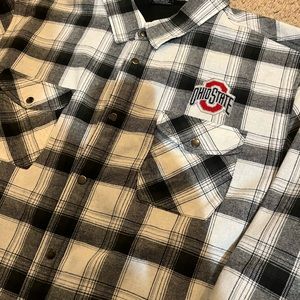 Ohio state flannel lightweight coat